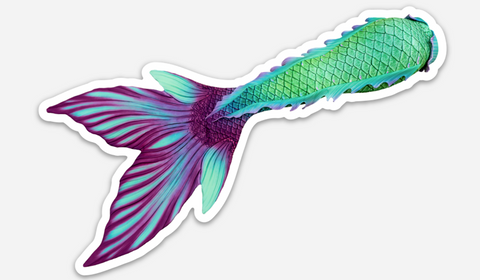 Island Iris Signature Tail Sticker