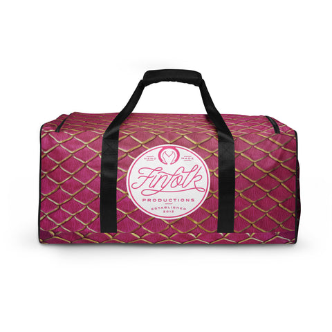 Plumeria Pink Duffle Bag