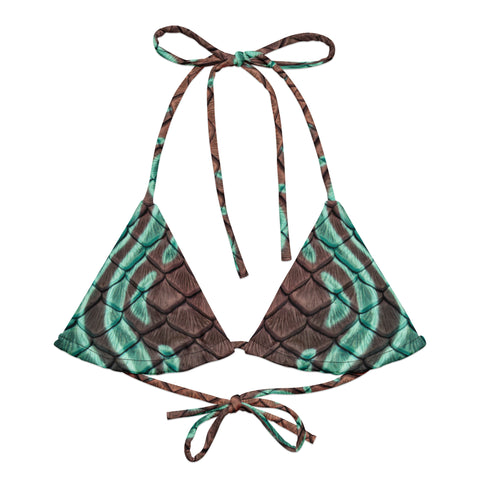 Yule Tide Recycled String Bikini Bottom