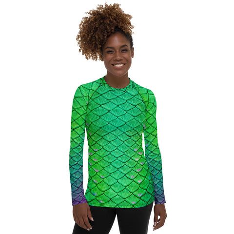 Ariel's Melody Relaxed Fit Rash Guard