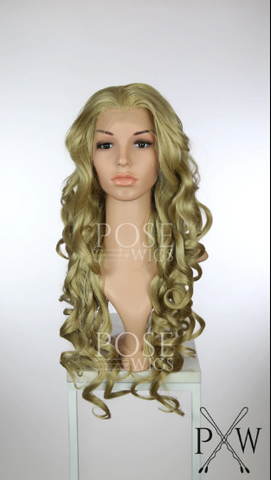 Cleo Ruby Red Lace Front Wig