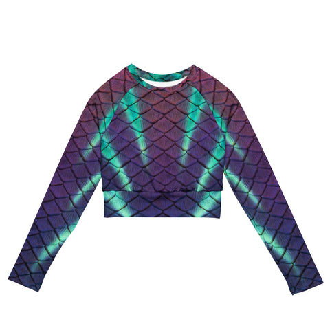 Ariel's Melody Recycled Cropped Rash Guard