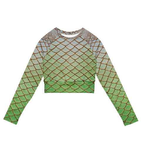 Song of the Sea Recycled Cropped Rash Guard