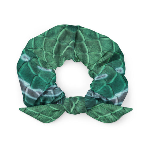 Aqua Fairy Recycled Scrunchie