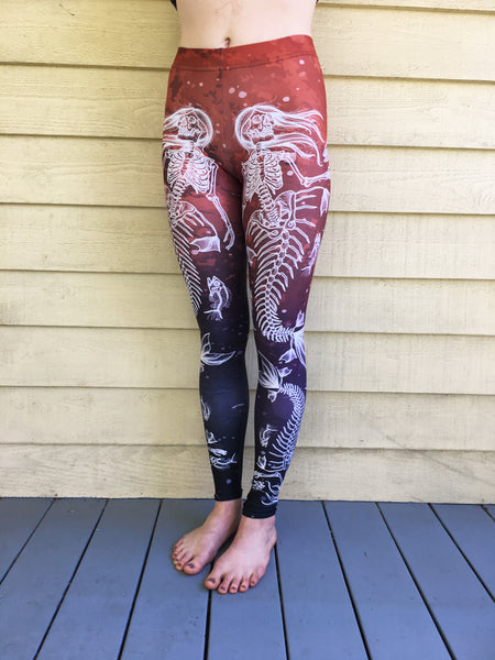 The Deadly Depths Leggings: Halloween Edition – Finfolk Productions