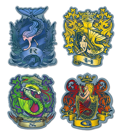 Watercolor Mermaids Sticker Set