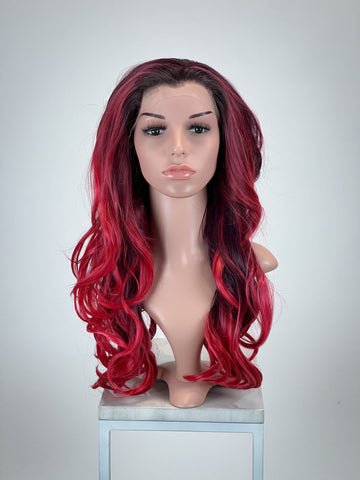 Prudence Bold Red Lace Front Wig