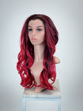 Cleo Ruby Red Lace Front Wig