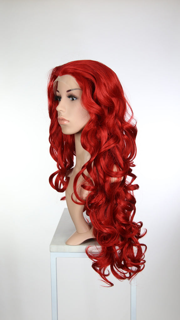 Ava Fire Red Lace Front Wig