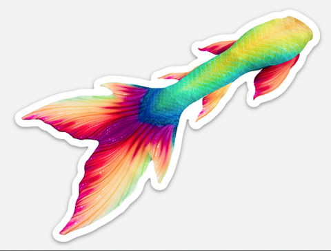 Aurora Borealis Signature Tail Sticker