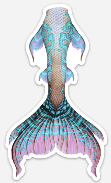 Queen Conch Merbella by Finfolk Signature Tail Sticker
