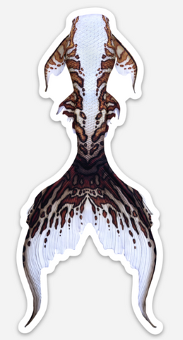 Manta Merbella by Finfolk Signature Tail Sticker