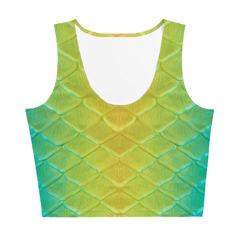 Humphead Wrasse Recycled Cropped Rash Guard
