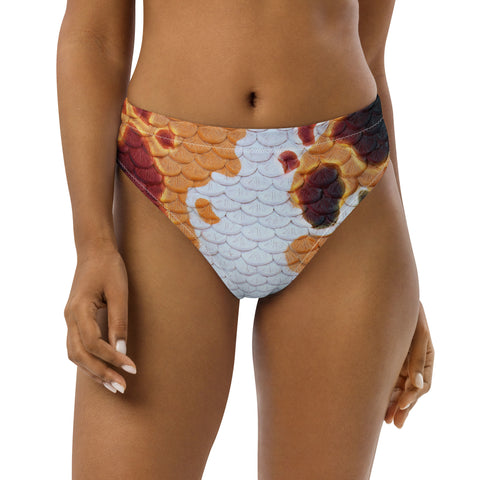 Yule Tide Recycled High-Waisted Bikini Bottom