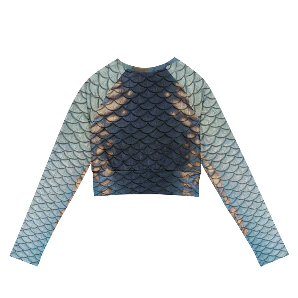 Moonshell Recycled Cropped Rash Guard – Finfolk Productions