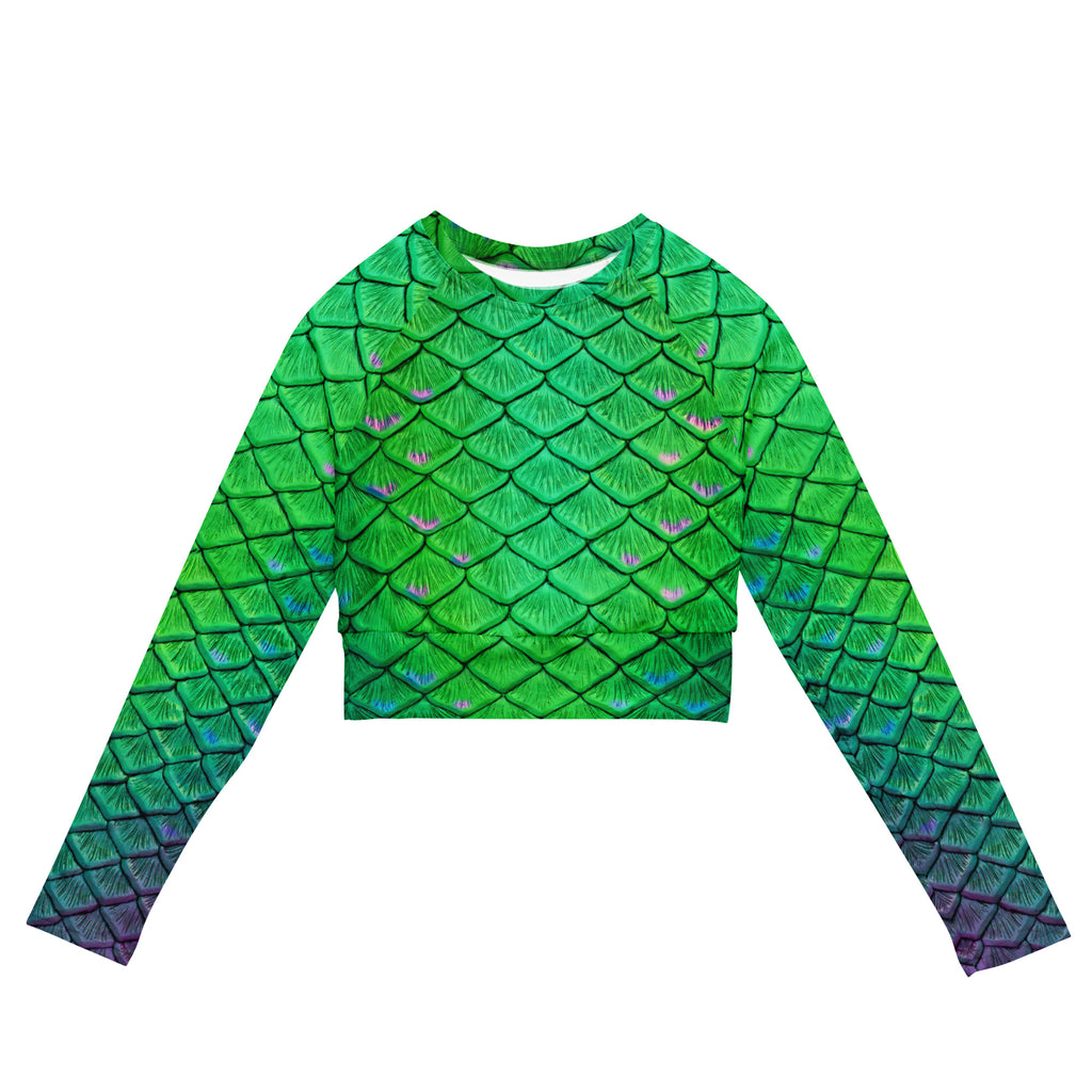 Ariel's Melody Recycled Cropped Rash Guard