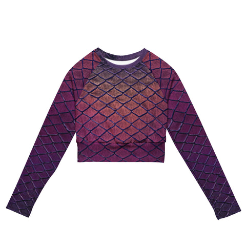 Twilight Tide Recycled Cropped Rash Guard