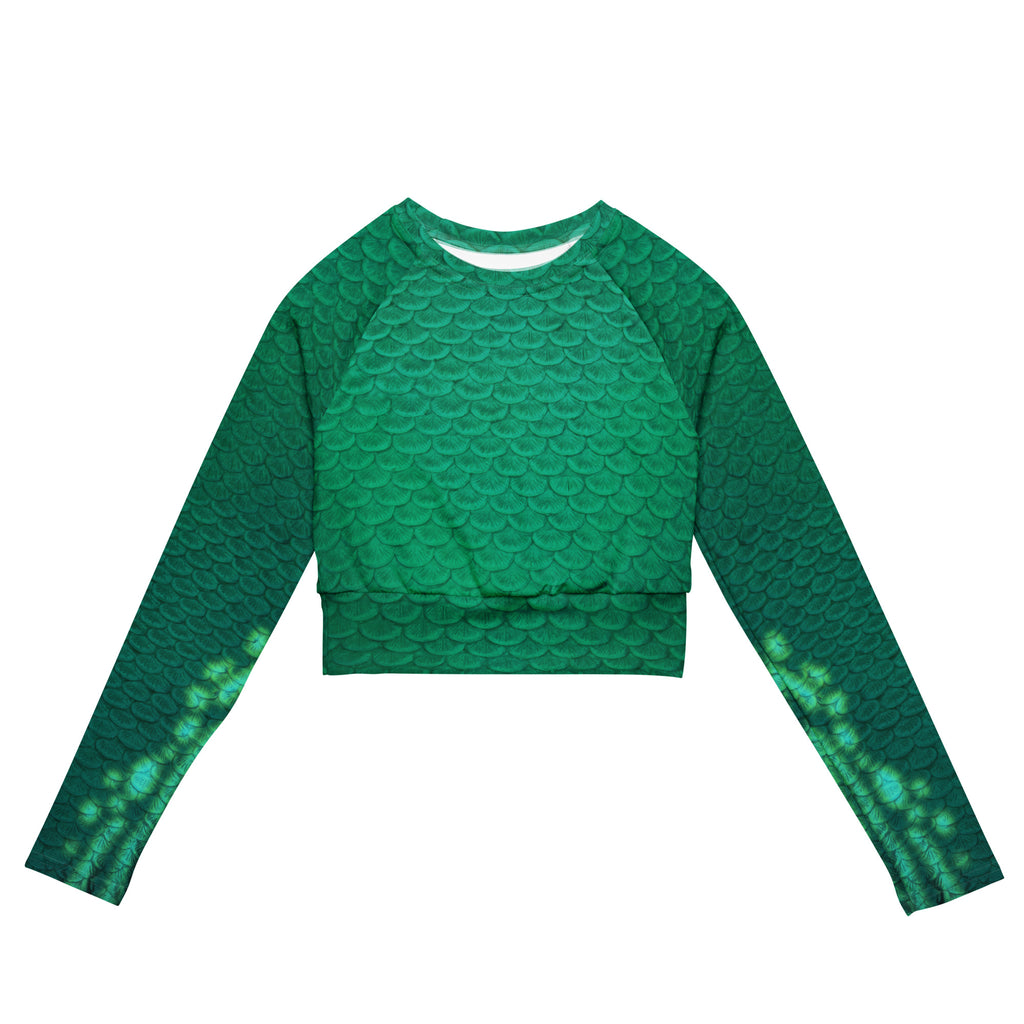 Humphead Wrasse Recycled Cropped Rash Guard – Finfolk Productions