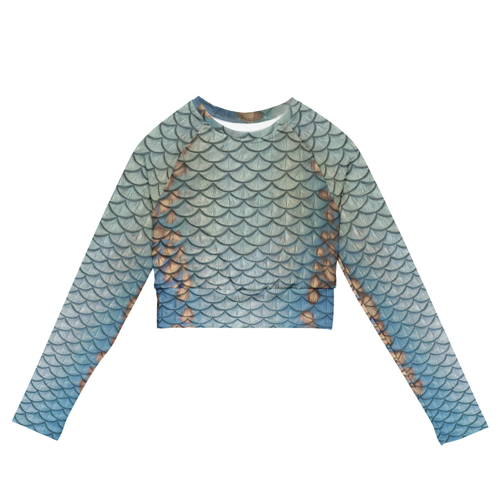 Moonshell Recycled Cropped Rash Guard – Finfolk Productions