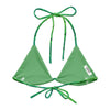 Shoal Green Recycled String Bikini Top