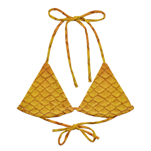 Golden Hour Recycled String Bikini Top