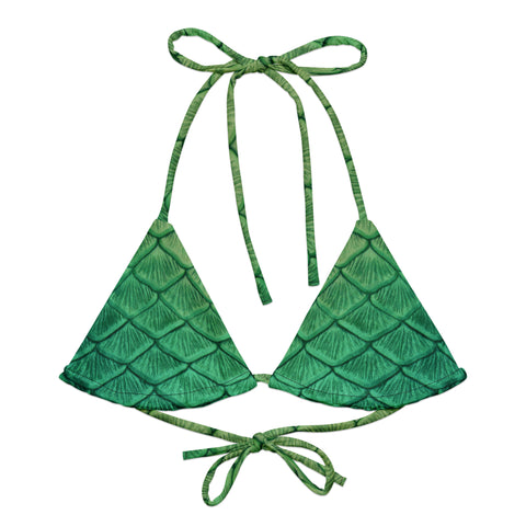 Classic Koi Recycled String Bikini Top