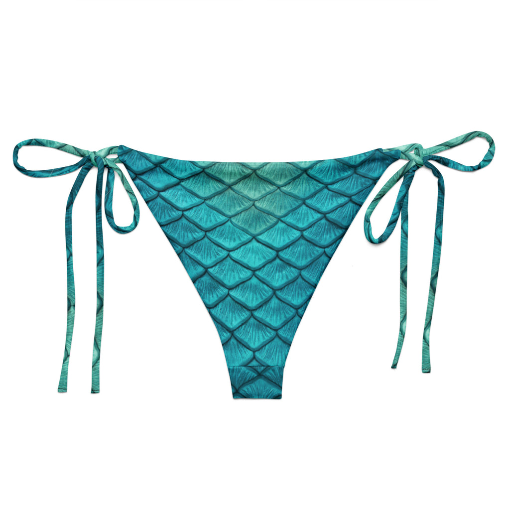 Sea Sapphire Recycled String Bikini Bottom – Finfolk Productions
