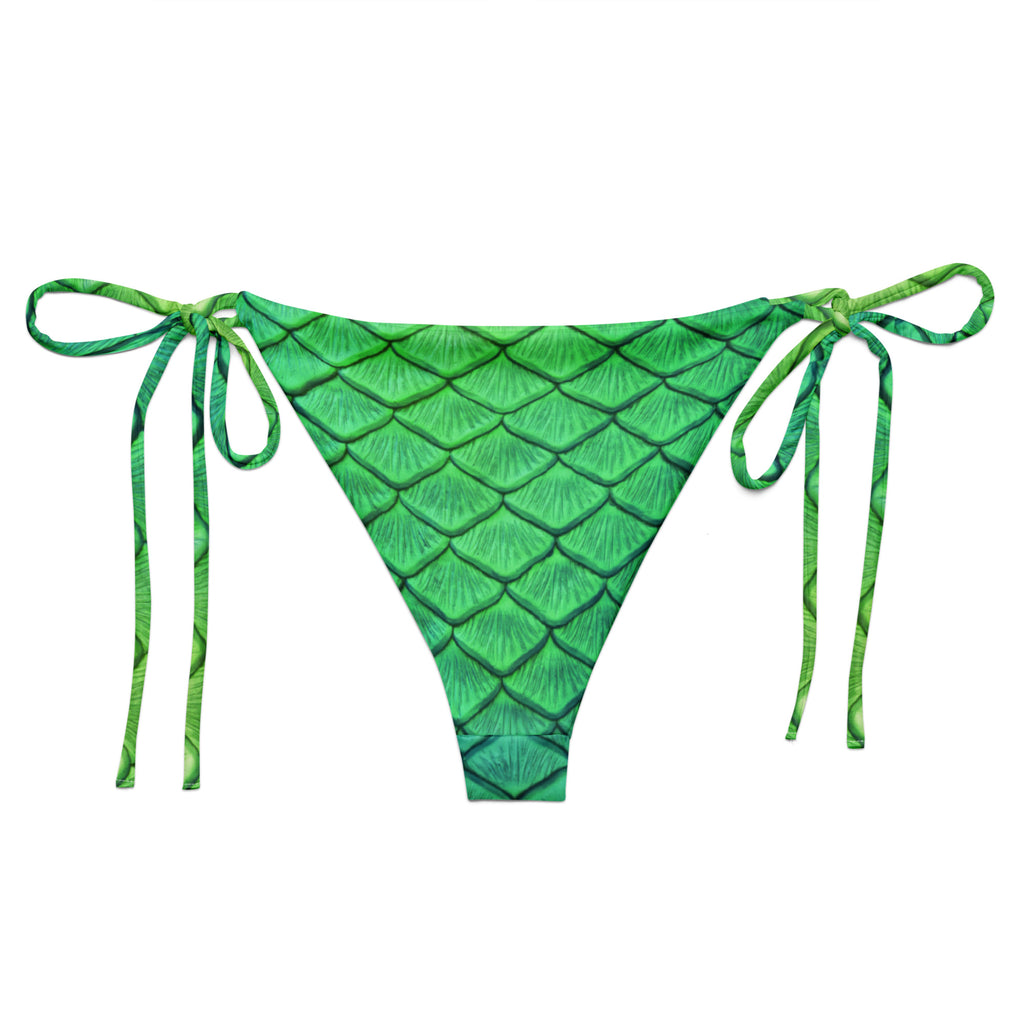 Shoal Green Recycled String Bikini Bottom