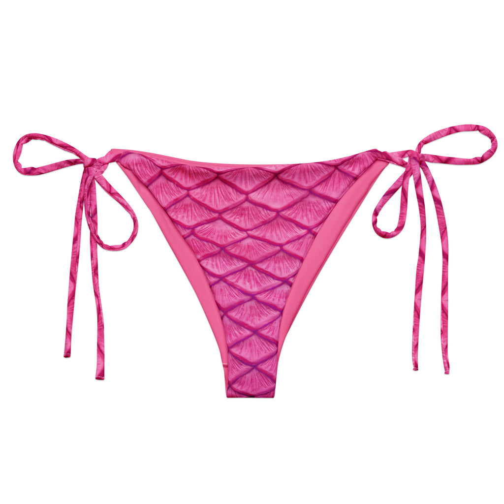 Bright Pink G String Bikini Bottom