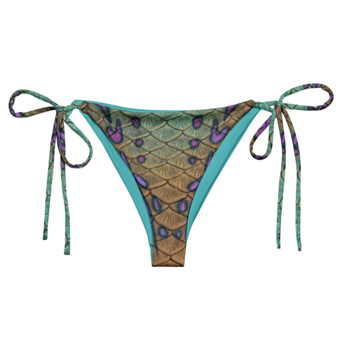 Yule Tide Recycled High-Waisted Bikini Bottom