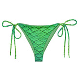 Shoal Green Recycled String Bikini Bottom