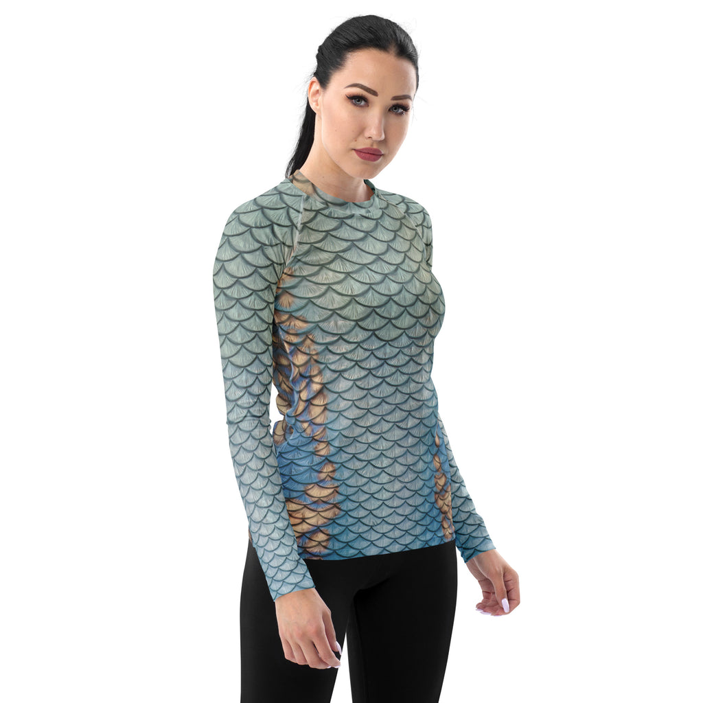 Moonshell Fitted Rash Guard – Finfolk Productions