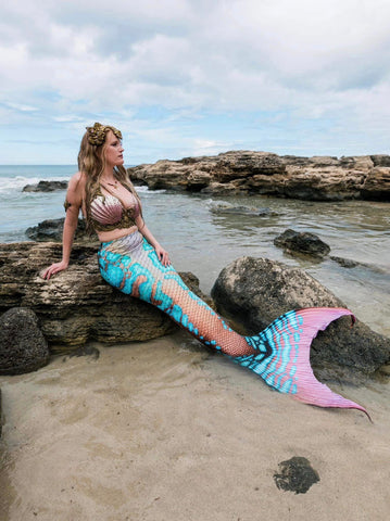 Abalone Abyss Merbella by Finfolk Discovery Fabric Tail