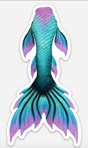 Aqua Fairy Signature Tail Sticker