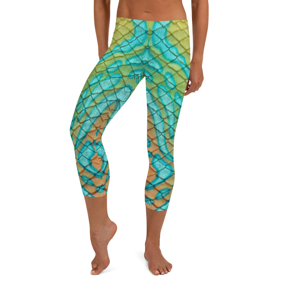 Mandarin Goby Capri Leggings