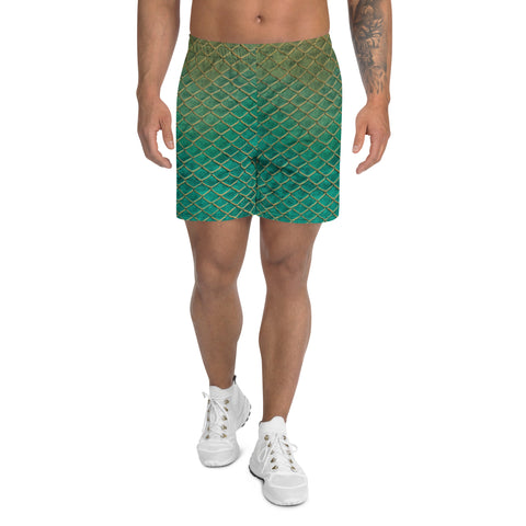 Shoal Green Athletic Shorts