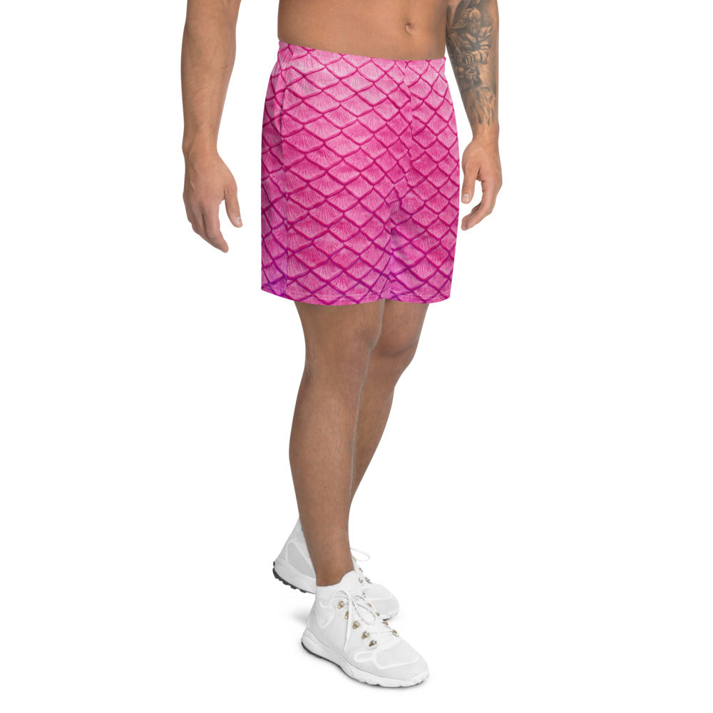 Plumeria Pink Athletic Shorts