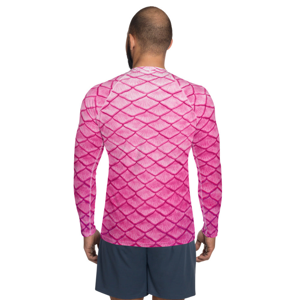 Plumeria Pink Relaxed Fit Rash Guard