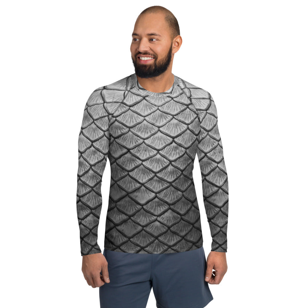 Starcrossed Silver Relaxed Fit Rash Guard