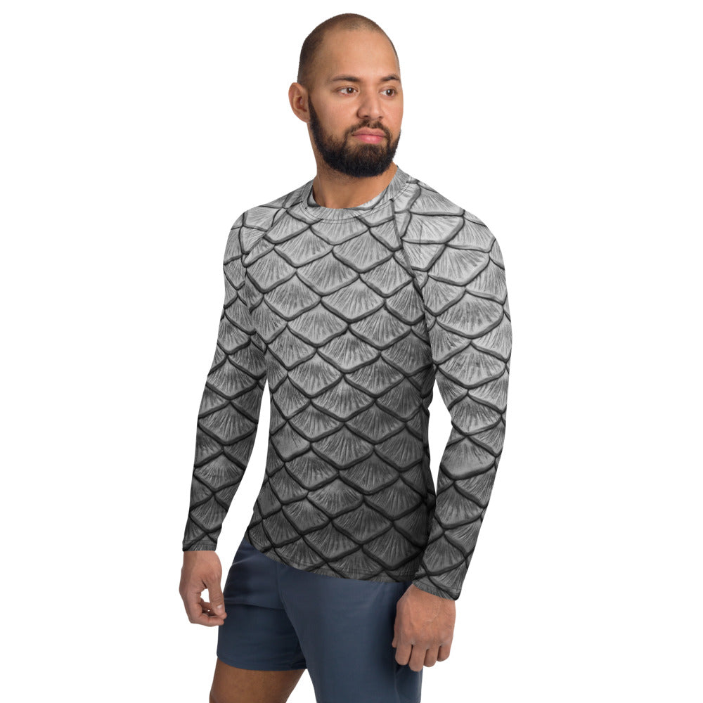 Starcrossed Silver Relaxed Fit Rash Guard – Finfolk Productions