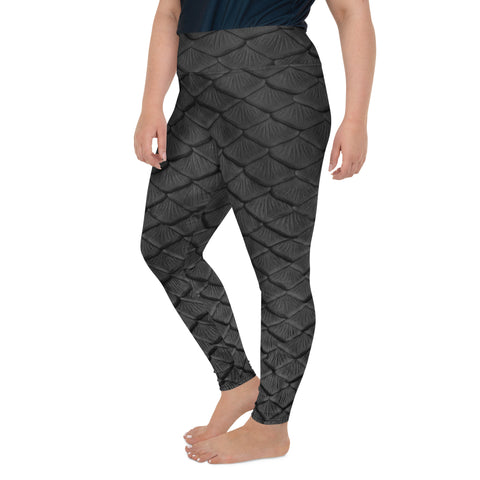 The Deadly Depths: Halloween Edition Plus Size Leggings