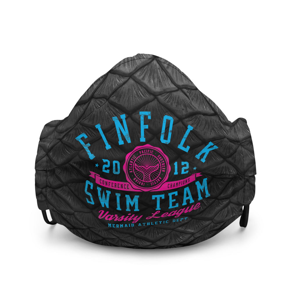 Finfolk Swim Team Face Mask