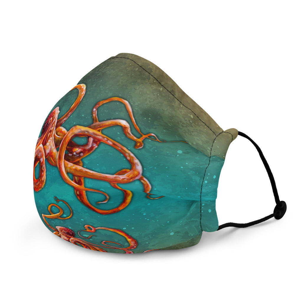 Curious Kraken Face Mask