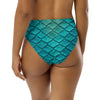 Sea Sapphire Recycled High-Waisted Bikini Bottom