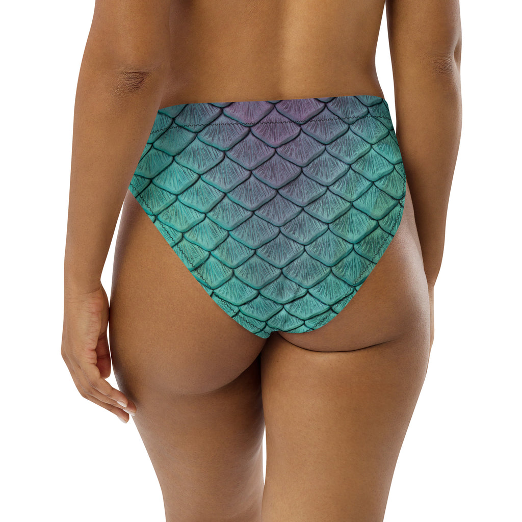 Aqua Fairy Recycled High-Waisted Bikini Bottom