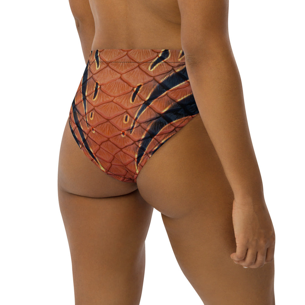 Dark Harvest Recycled High-Waisted Bikini Bottom