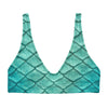 Sea Sapphire Recycled Padded Bikini Top
