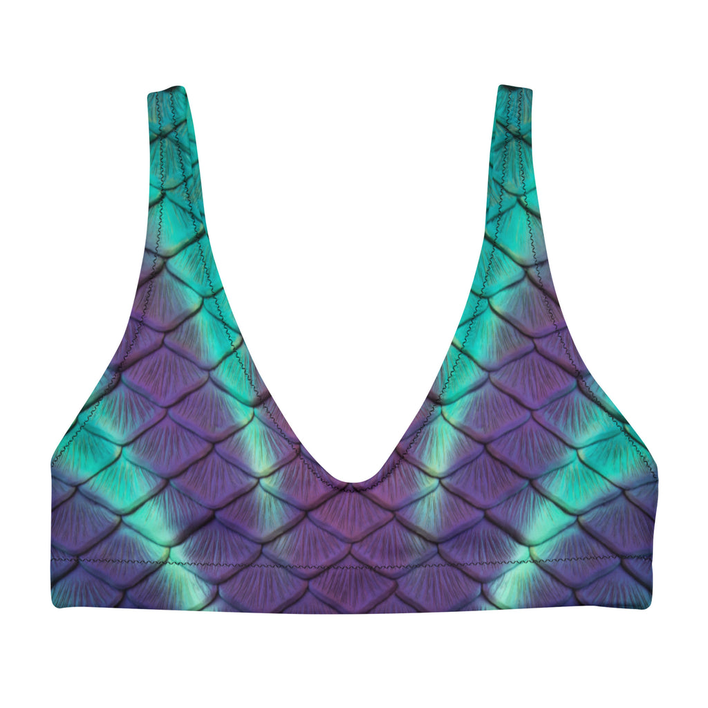 Aurora Borealis Recycled Padded Bikini Top