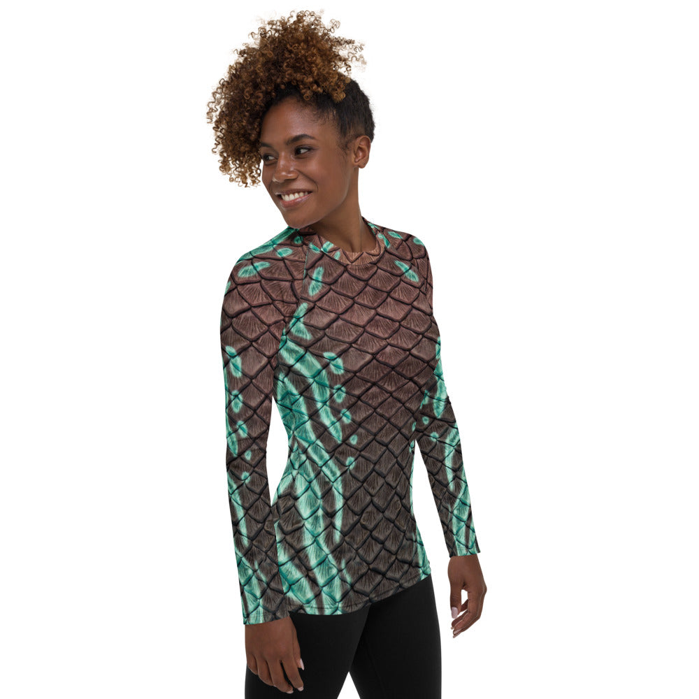 Song of the Sea Fitted Rash Guard