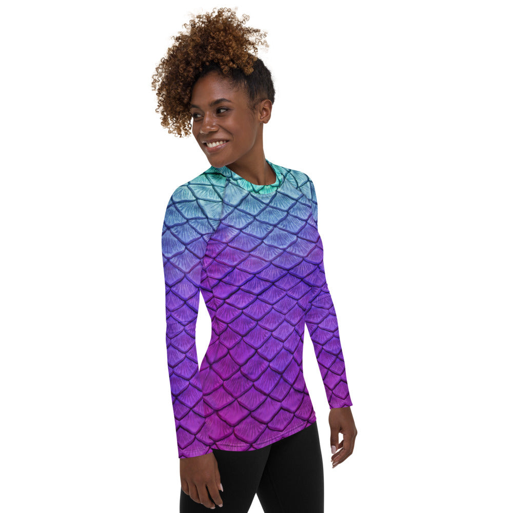 Island Iris Fitted Rash Guard – Finfolk Productions